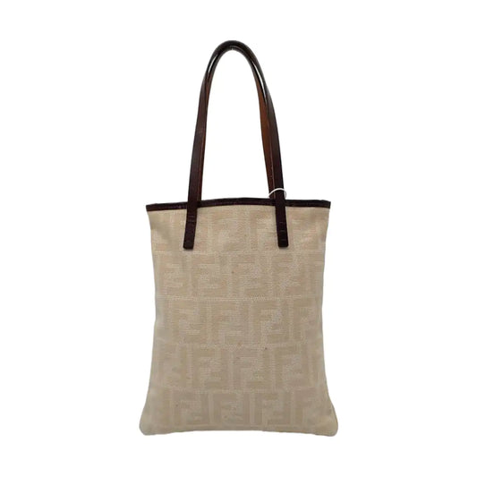 FENDI Tote bag 卡其色牛皮双FHandheld包 Vintage model Sub-bag-(SKU)-957751090