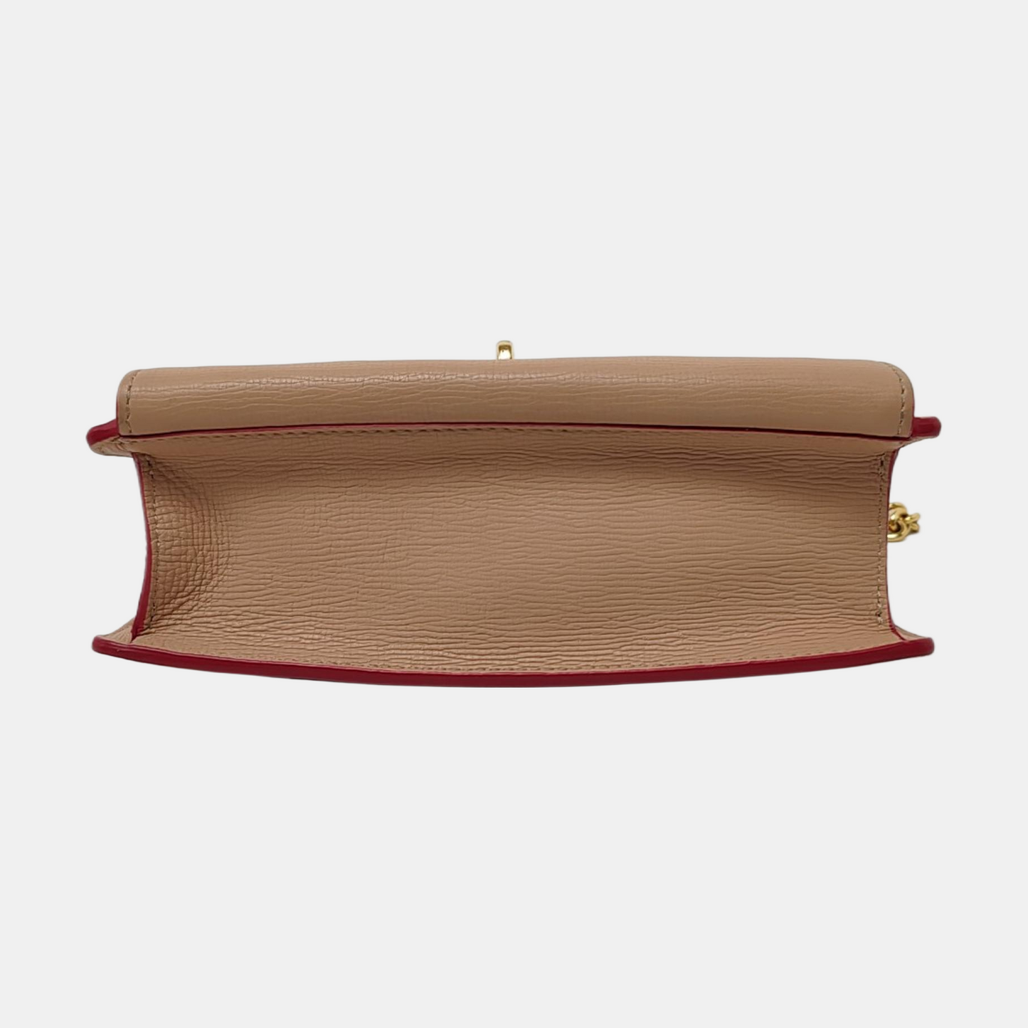 BURBERRY Macken Small size Khaki Cowhide Crossbody Single Shoulder Bag Golden hardware-(SKU)-957870799