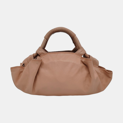 LOEWE Aire Nude pink cowhide handbag shoulder bag Golden hardware-(SKU)-14207902