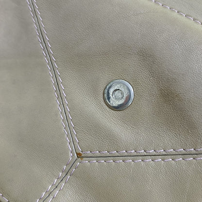 LOEWE Khaki Lambkin Embossed Handbag Silver Hardware-(SKU)-958006542