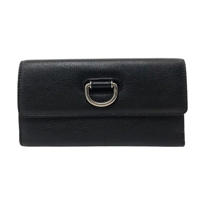 BURBERRY D-Ring Black Cowhide Wallet-(SKU)-958091662