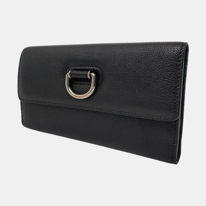 BURBERRY D-Ring Black Cowhide Wallet-(SKU)-958091662