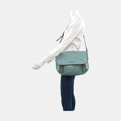 GUCCI Light Blue Coated Canvas La Vieille Russie Single Shoulder Bag Crossbody Bag Silver Hardware-(SKU)-958171840
