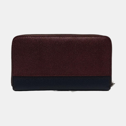 BURBERRY Magenta Cowhide Wallet Ruthenium color hardware-(SKU)-958444693
