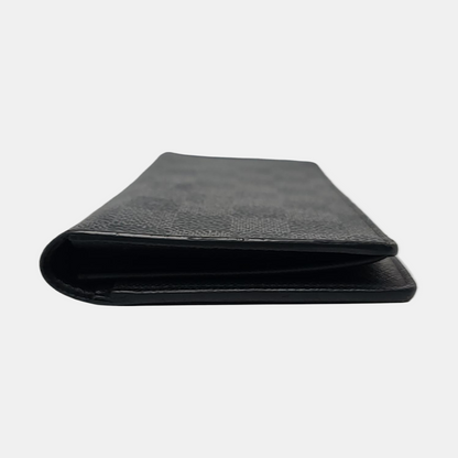 LOUIS VUITTON ALEXANDRE Gray Coated Canvas Chessboard Plaid Wallet-(SKU)-958578109