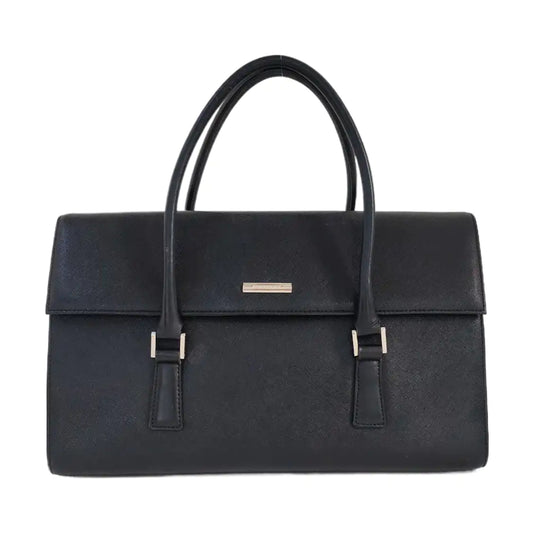 BURBERRY Black cowhide tote bag Silver Hardware-(SKU)-958526688