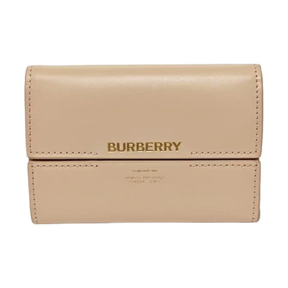 BURBERRY Khaki Cowhide Printed Card Case-(SKU)-958700772