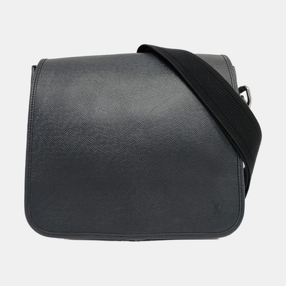 LOUIS VUITTON ANDREI Black Cowhide Single Shoulder Bag Crossbody Bag Silver Hardware-(SKU)-958721089