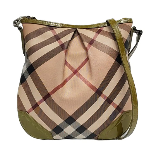 BURBERRY Dryden Beige Coated Canvas Printed Shoulder Bag Crossbody Ruthenium color hardware-(SKU)-958670798