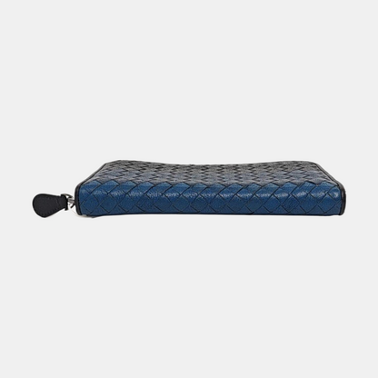 BOTTEGA VENETA Multicolor Calfskin Woven Wallet Black hardware-(SKU)-958932470