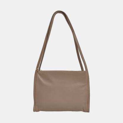 LOEWE Khaki Leather Single Shoulder Bag Tote Bag Golden hardware-(SKU)-958988602