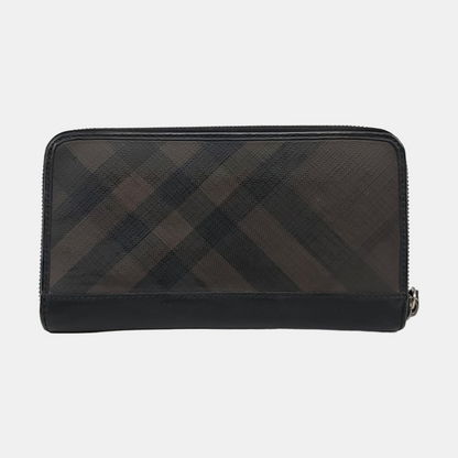 BURBERRY Multicolor Coated Canvas Wallet Silver Hardware-(SKU)-958959438