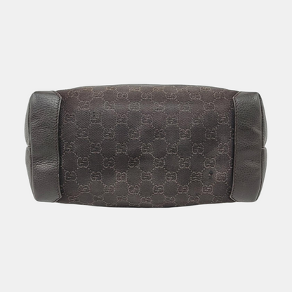 GUCCI Tote bag Brown Canvas Monogrammed Single Shoulder Bag Golden hardware-(SKU)-958908868