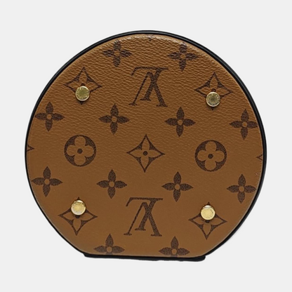 LOUIS VUITTON CANNES Small Brown Coated Canvas Monogram Empreinte Shoulder Bag Tote Crossbody Bag Detachable Strap-(SKU)-959331386