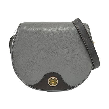 DIOR Grey Leather Single Shoulder Bag Golden hardware Sub-bag-(SKU)-959424457