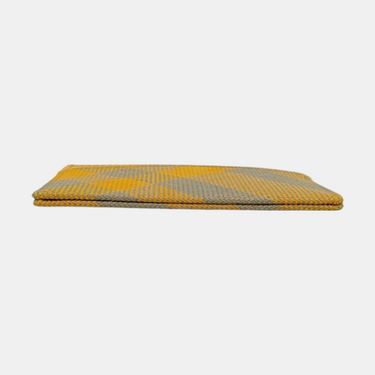 BURBERRY Yellow Coated Canvas Card Holder-(SKU)-959607392