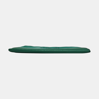 BALENCIAGA Clip Medium size Green Fabric Handbag-(SKU)-959304793