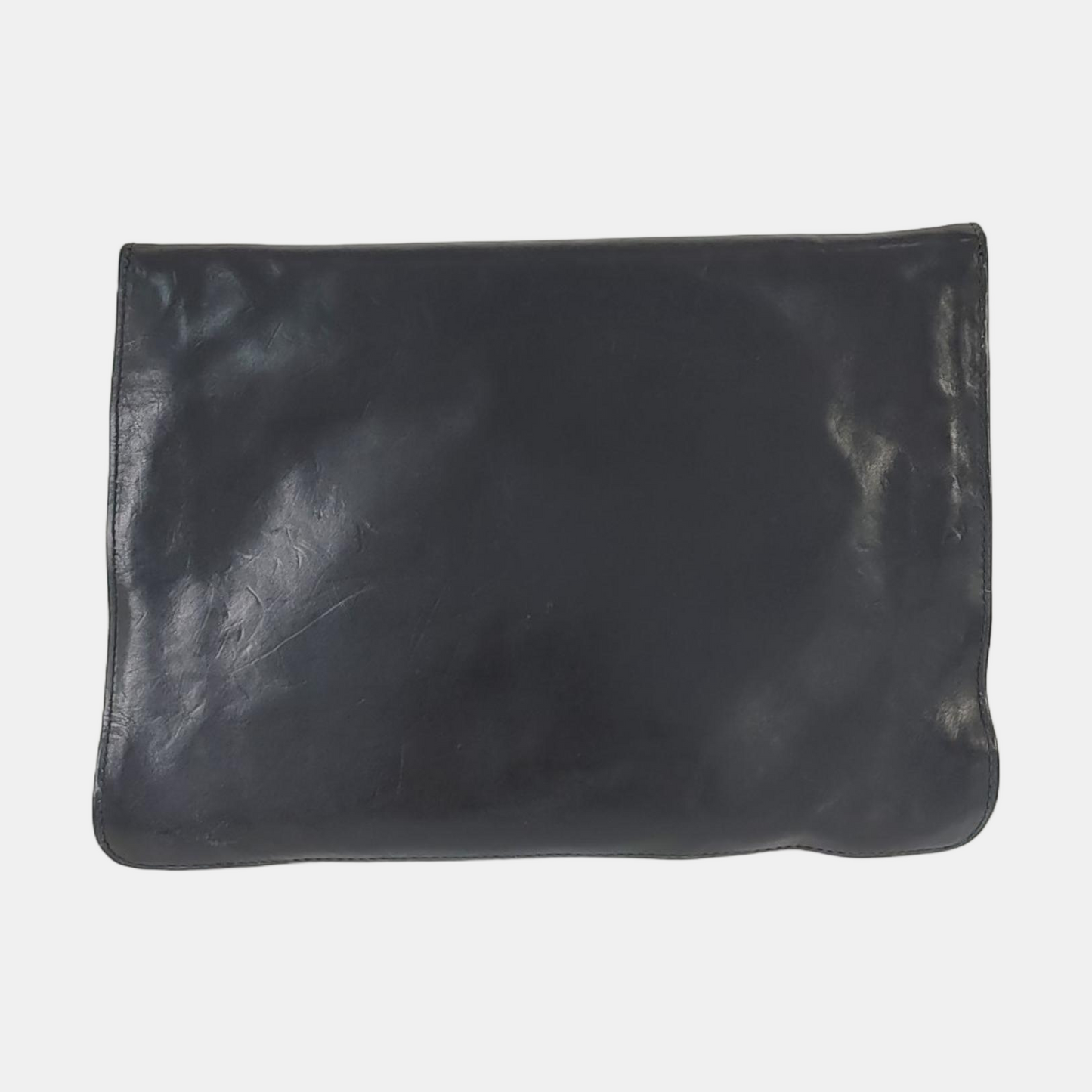 BOTTEGA VENETA Tote bag Black Calf Leather Woven Clutch-(SKU)-959302630