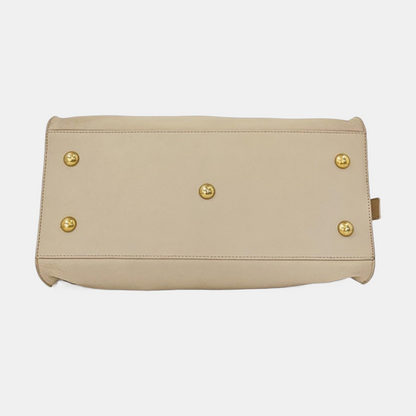 YSL CHYC Y LIGNE Small size Beige Cowhide Crossbody Bag Single Shoulder Bag Handbag Golden hardware Removable shoulder strap-(SKU)-958923835