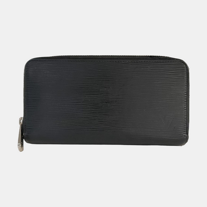 LOUIS VUITTON BlackEPI牛皮水波纹钱包 Silver Hardware-(SKU)-942990730