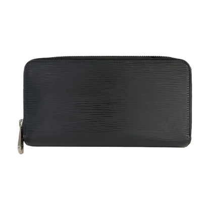 LOUIS VUITTON BlackEPI牛皮水波纹钱包 Silver Hardware-(SKU)-942990730