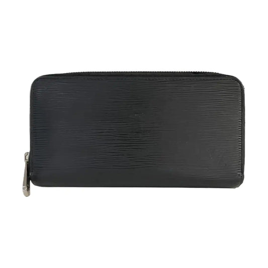 LOUIS VUITTON BlackEPI牛皮水波纹钱包 Silver Hardware-(SKU)-942990730
