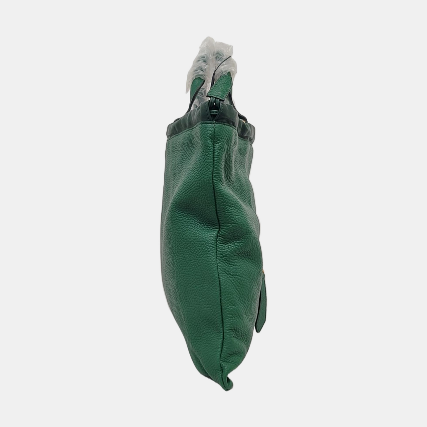 BURBERRY Green Leather Single Shoulder Bag Golden hardware Removable shoulder strap-(SKU)-959430773