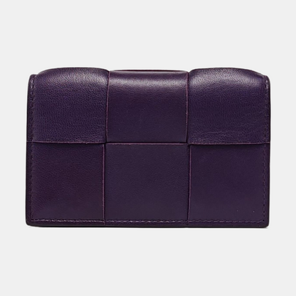 BOTTEGA VENETA Purple Cowhide Wallet-(SKU)-958679200