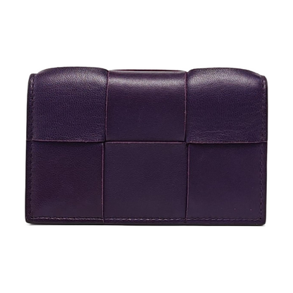 BOTTEGA VENETA Purple Cowhide Wallet-(SKU)-958679200