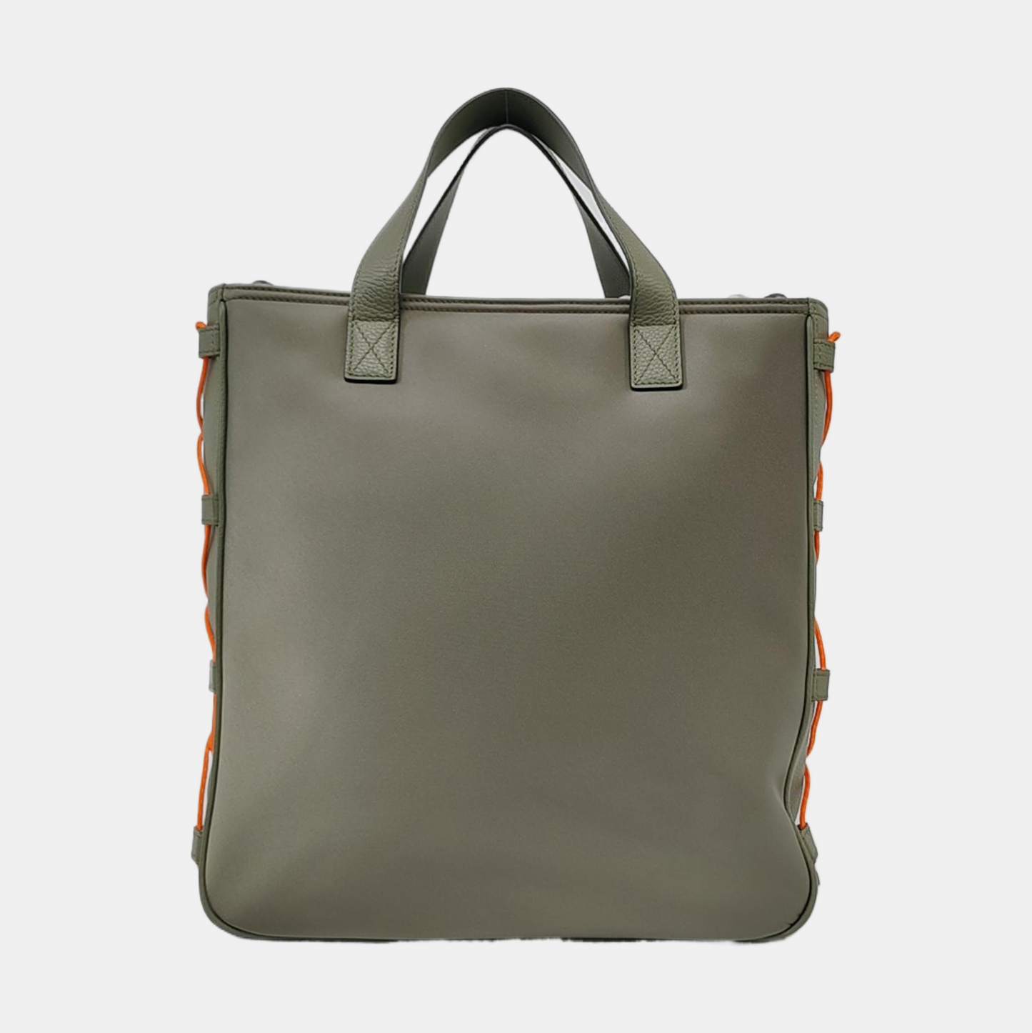 DIOR Dior And Sacal Green Nylon Saddle Bag Single Shoulder Bag Gray Hardware Removable Strap-(SKU)-959664261