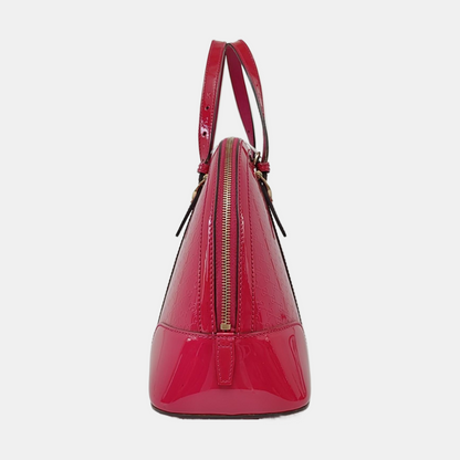 GUCCI Microguccissima Fuchsia Leather Monogrammed Crossbody Shoulder Bag Handbag Golden hardware Removable shoulder strap-(SKU)-959657436