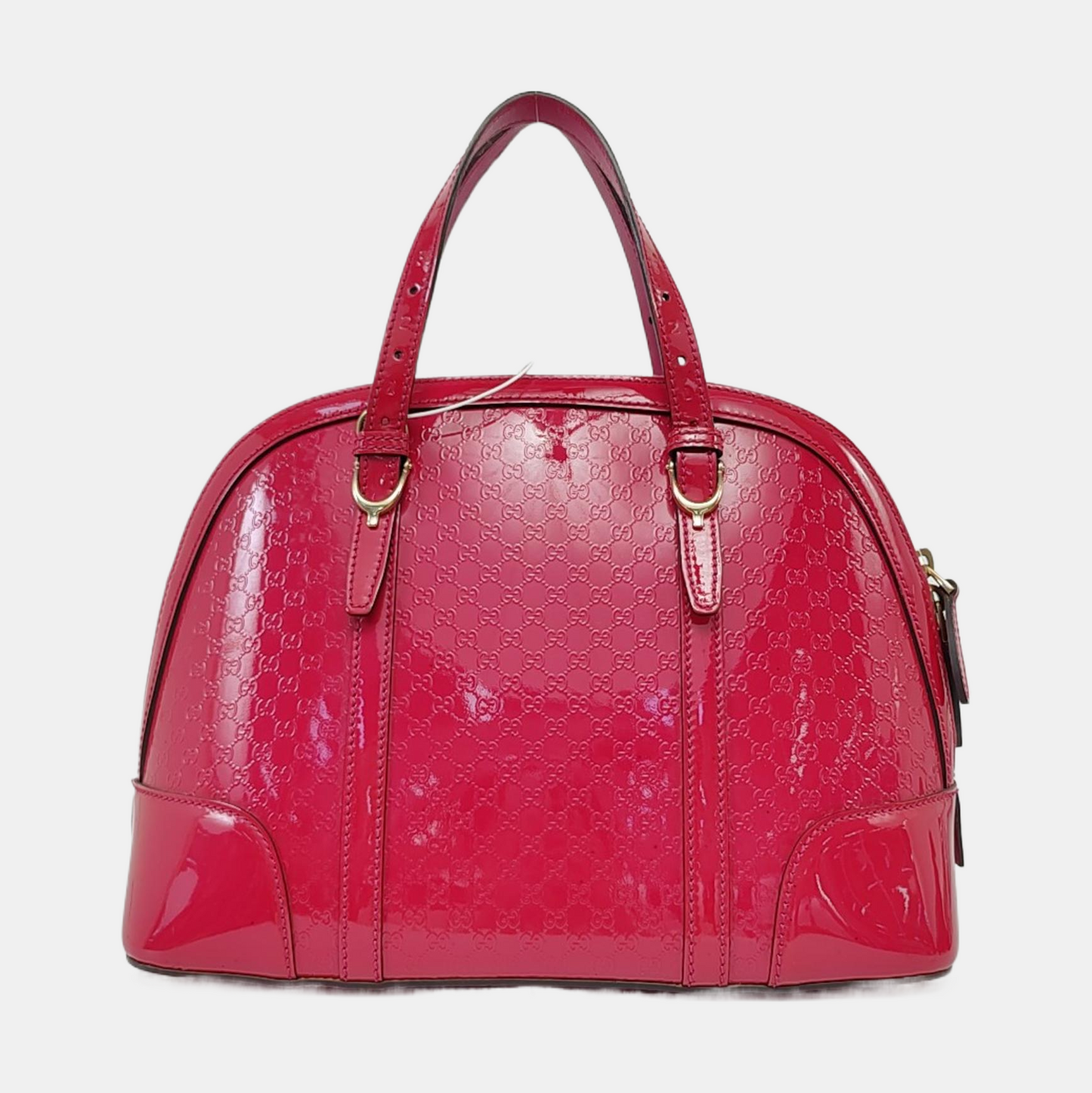 GUCCI Microguccissima Fuchsia Leather Monogrammed Crossbody Shoulder Bag Handbag Golden hardware Removable shoulder strap-(SKU)-959657436