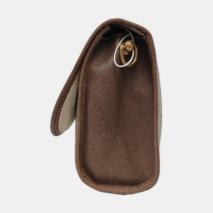 GUCCI Ebony Canvas Handbag Golden hardware-(SKU)-959784440