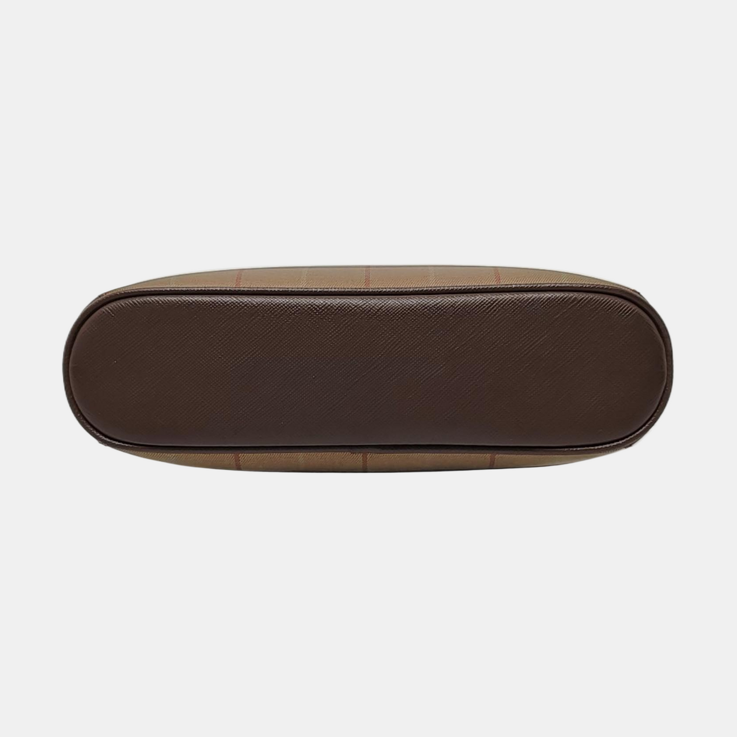 BURBERRY Light Green Canvas Clutch Brown Hardware-(SKU)-959766282