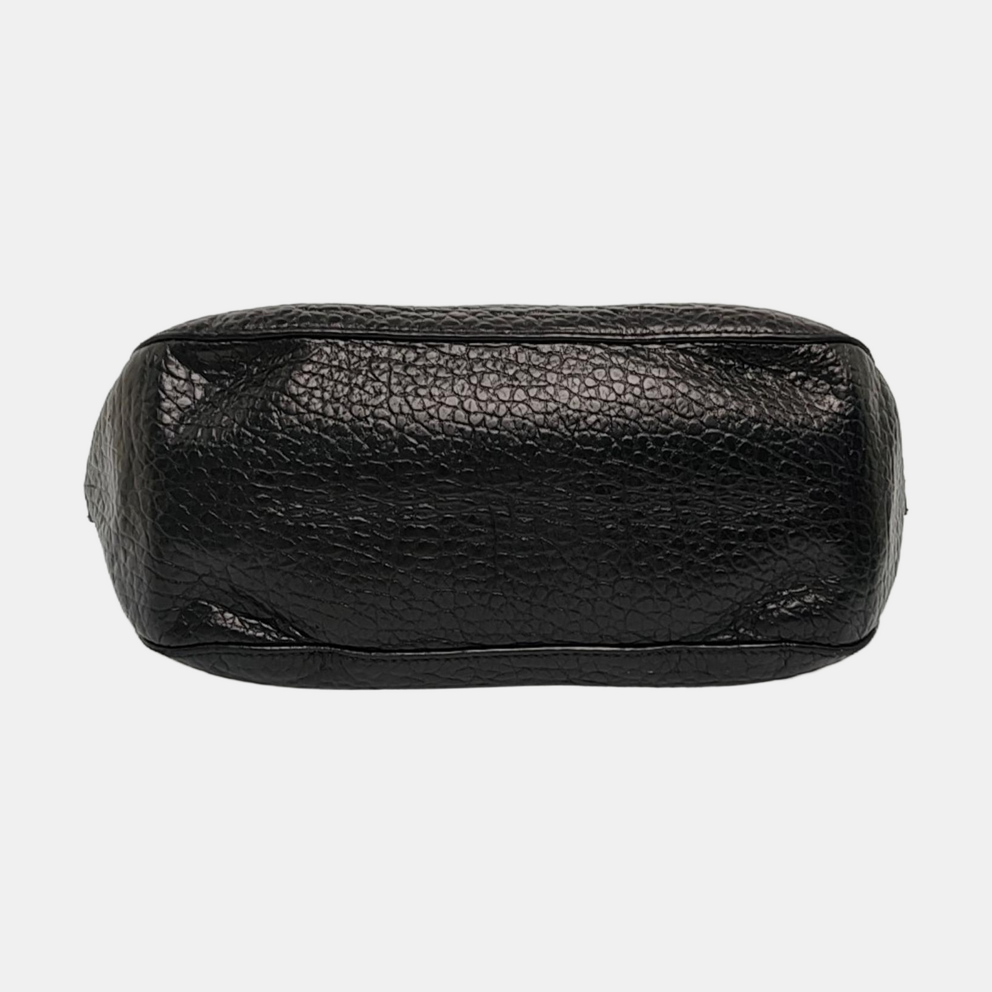 BURBERRY Sartorial Orchard Black Leather Single Shoulder Bag Handbag Crossbody Golden hardware Removable shoulder strap-(SKU)-960007114