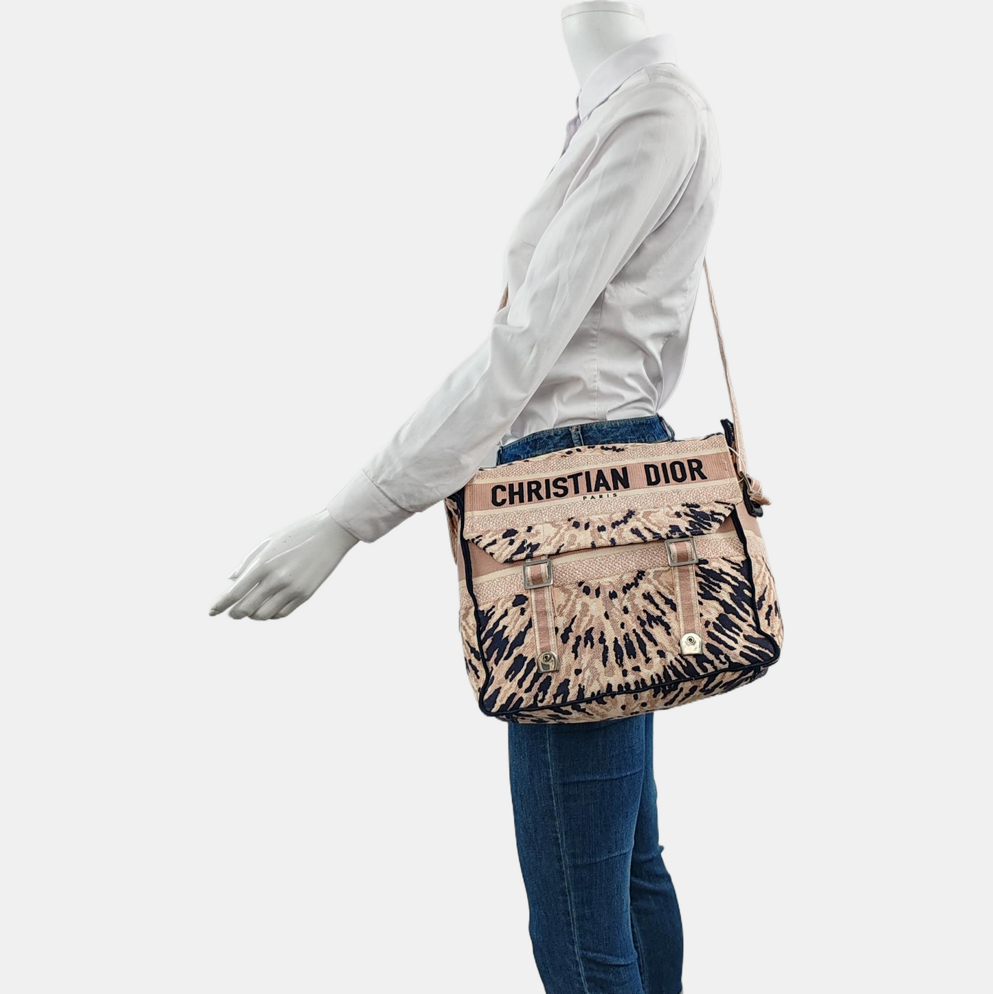 DIOR Diorcamp Multicolor Fabric Shoulder Crossbody Bag-(SKU)-960046489