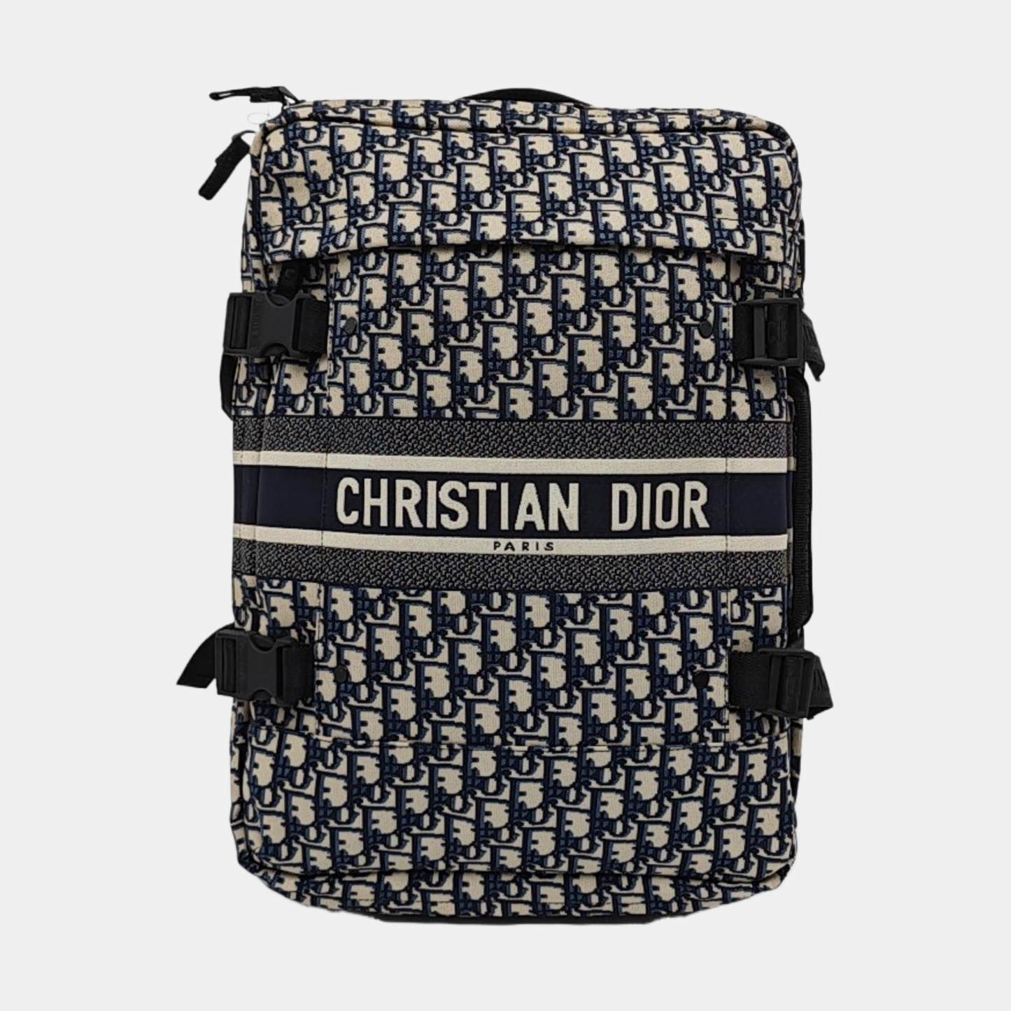DIOR Diortravel Mini Blue Fabric Travel Suitcase-(SKU)-960212526