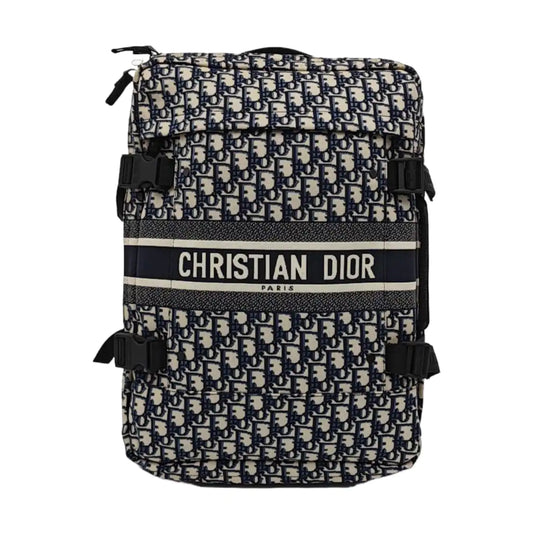 DIOR Diortravel Mini Blue Fabric Travel Suitcase-(SKU)-960212526