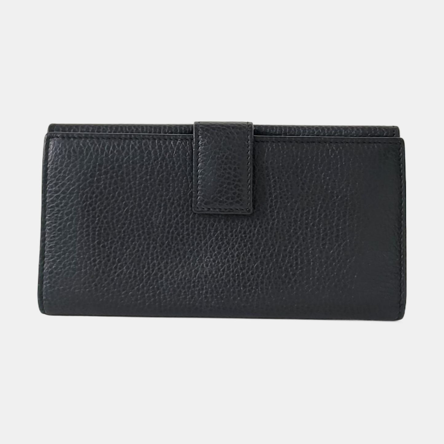 GUCCI Blondie Black Leather Studs Wallet Silver Hardware-(SKU)-960340084