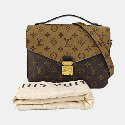 LOUIS VUITTON MÉTIS Medium Colorblocked Coated Canvas Monogram Messenger Bag Crossbody Bag Shoulder Bag Gold Hardware Removable Strap-(SKU)-960437525