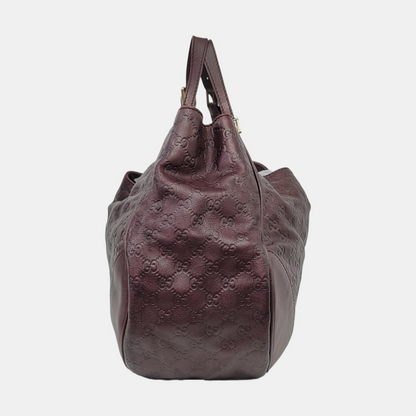 GUCCI Miss GG Purple Cowhide Textured Handbag Golden hardware-(SKU)-960362669