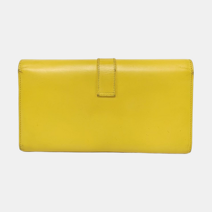 YSL CHYC Y LIGNE Yellow Cowhide Wallet Golden hardware-(SKU)-960428590