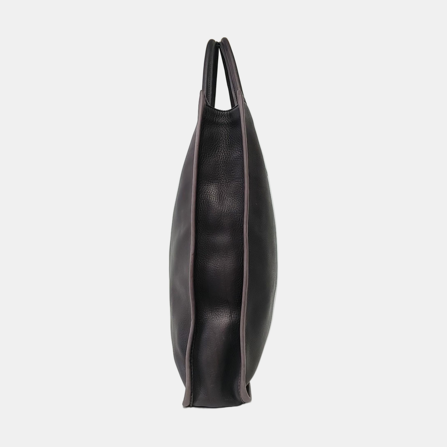 FENDI Tote bag Black cowhide tote bag Silver Hardware-(SKU)-960577397