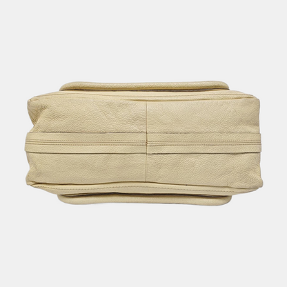Chloé Paraty Medium size Beige Leather Single Shoulder Bag Golden hardware Removable shoulder strap-(SKU)-960652905