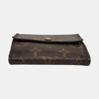 LOUIS VUITTON LUDLOW Brown coated canvas vintage wallet Golden hardware-(SKU)-938172821