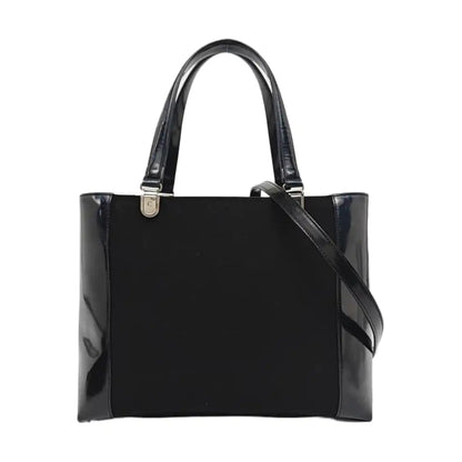 DIOR Tote bag Black Fabric Single Shoulder Bag Silver Hardware Pouch detachable shoulder strap-(SKU)-929190229