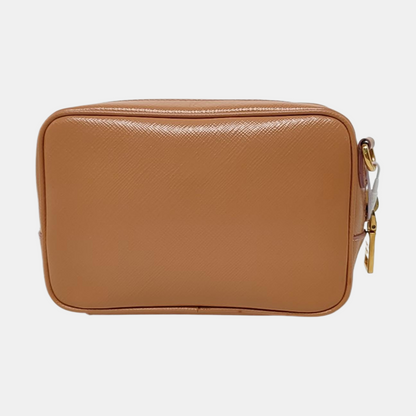 PRADA Camera Bag Yellow leather textured crossbody shoulder tote Golden hardware Removable shoulder strap-(SKU)-949502121