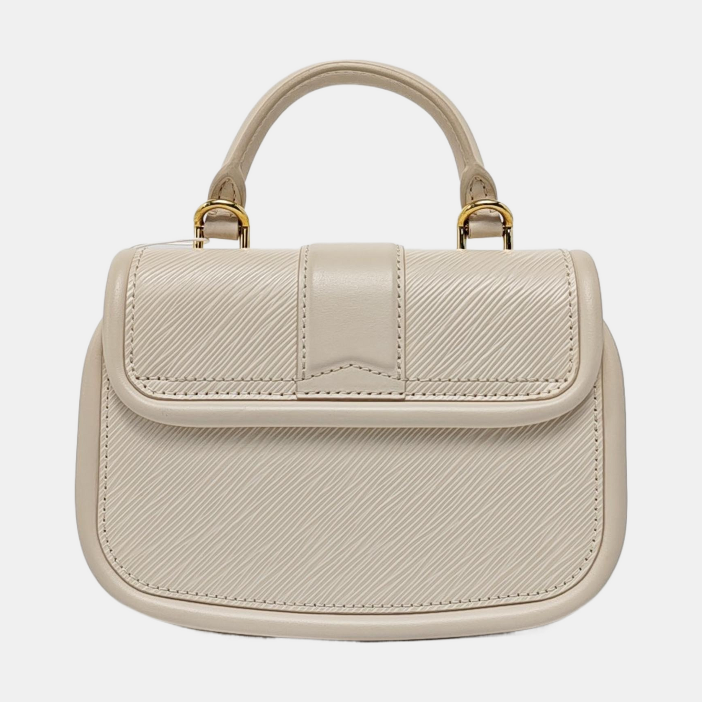 LOUIS VUITTON HIDE & SEEK Beige EPI Leather Water Ripple Shoulder Bag Gold Hardware Removable Strap-(SKU)-961302682