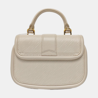 LOUIS VUITTON HIDE & SEEK Beige EPI Leather Water Ripple Shoulder Bag Gold Hardware Removable Strap-(SKU)-961302682