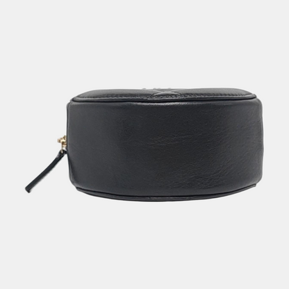 CHANEL CHANEL 19 Black Lamb Skin Quilted Matelassé Shoulder Bag Crossbody Bag Handbag Golden Silver Rutenium Hardware 30 Clasp-(SKU)-962948228